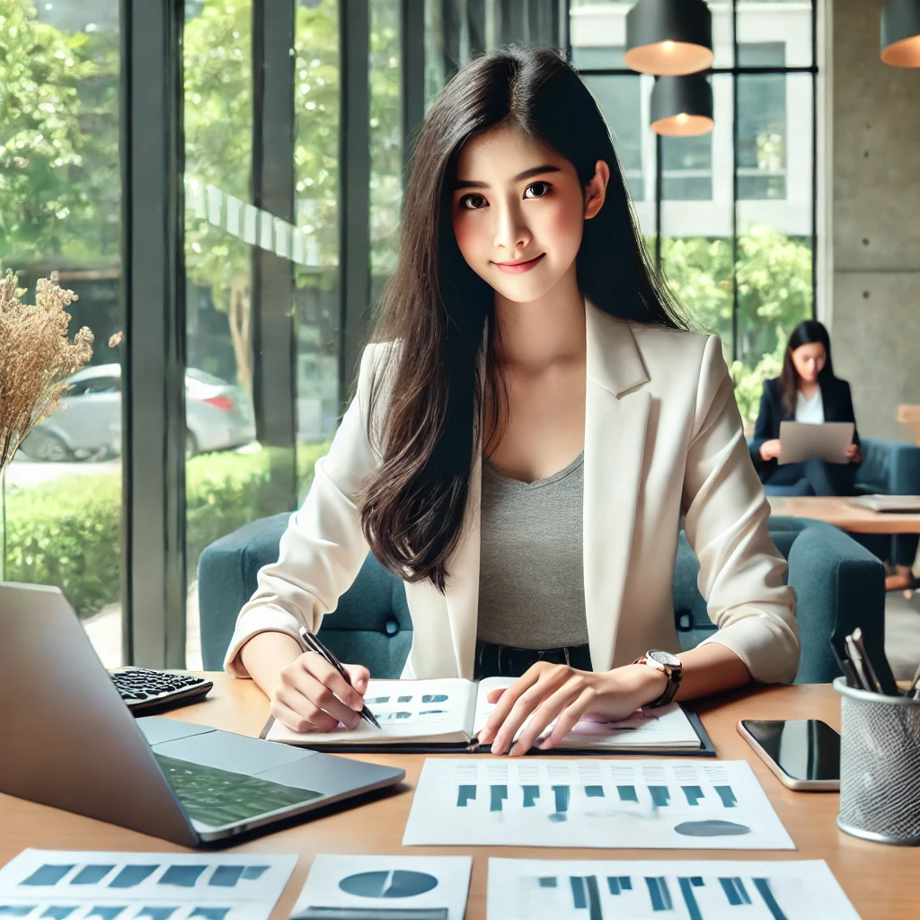 Consultant welcoming a conversation